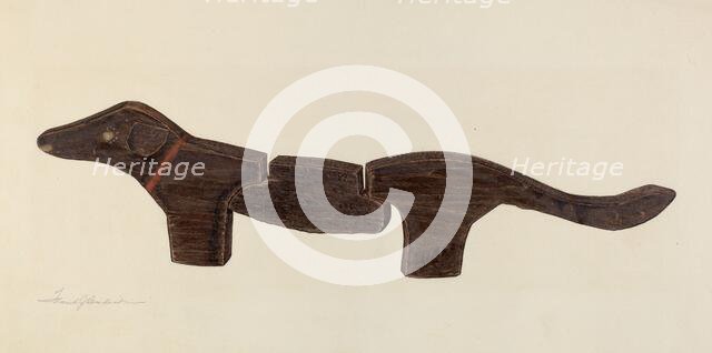 Dachshund, 1935/1942. Creator: Frank Budash.