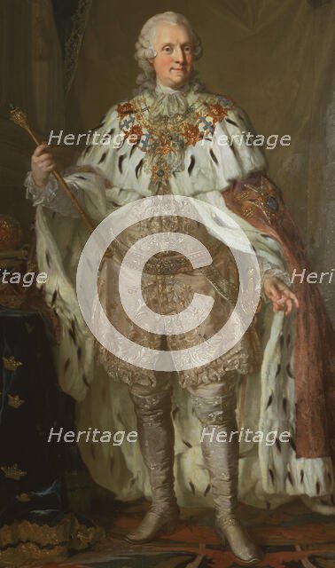 Adolf Fredrik, 1710-1771, King of Sweden, Duke of Holstein-Gottorp, late 18th-early 19th century. Creator: Lorens Pasch the Younger.