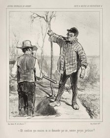 Faite et Gestes du Propriétaire. Creator: Paul Gavarni (French, 1804-1866).