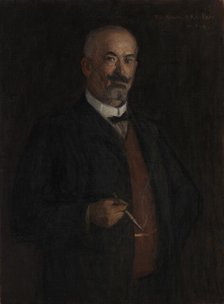 Portrait of the Industrialist August Keirkner, 1905-1918. Creator: Vilho Sjöström.