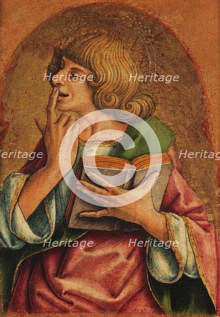 Saint John the Evangelist, 1472. Creator: Crivelli, Carlo (c. 1435-c. 1495).