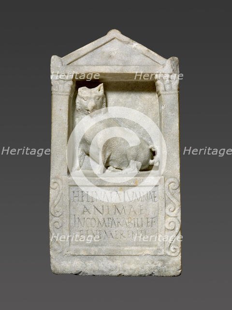 Grave Stele For Helena, A.D. 150-200. Creator: Unknown.