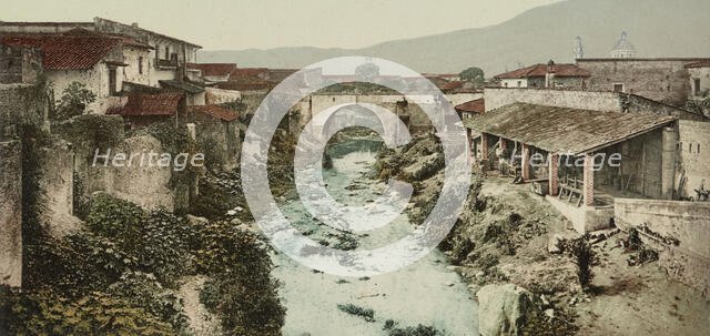 Mexico, view from bridge, Orizaba, between 1884 and 1900. Creator: William H. Jackson.