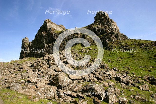 Quiraing, Isle of Skye, Highland, Scotland.
