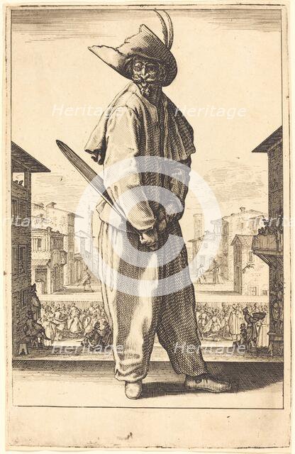 Zanni, 1618/1620. Creator: Jacques Callot.