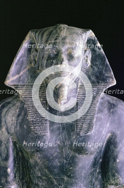 Statue of the Pharaoh Khafre.  Artist: Tony Evans