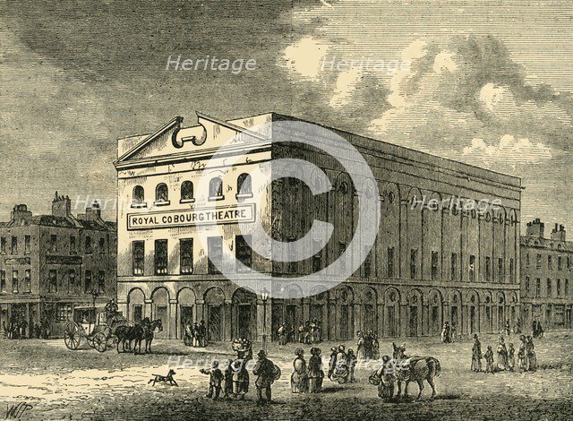 'The Old Coburg Theatre in 1820', (c1878). Creator: Unknown.