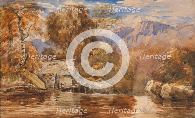 Pandy Mill, North Wales, c1820s. Creator: David Cox the Elder.