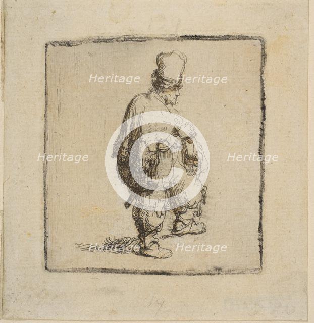 Polander Standing with Arms Folded, 1630-40. Creator: Rembrandt Harmensz van Rijn.