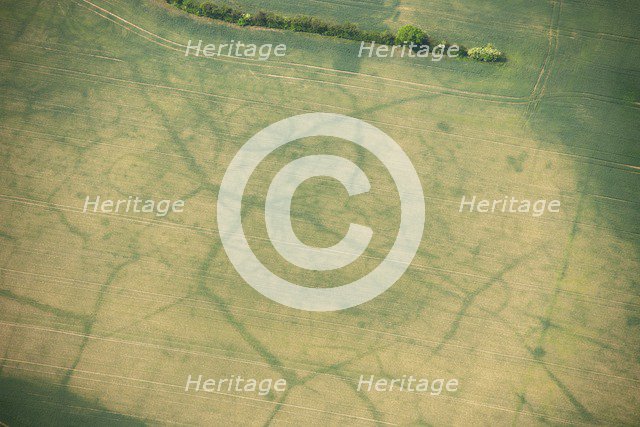 Neolithic long mortuary enclosures, Stoke Hammond, Buckinghamshire, 2011. Artist: Damian Grady.
