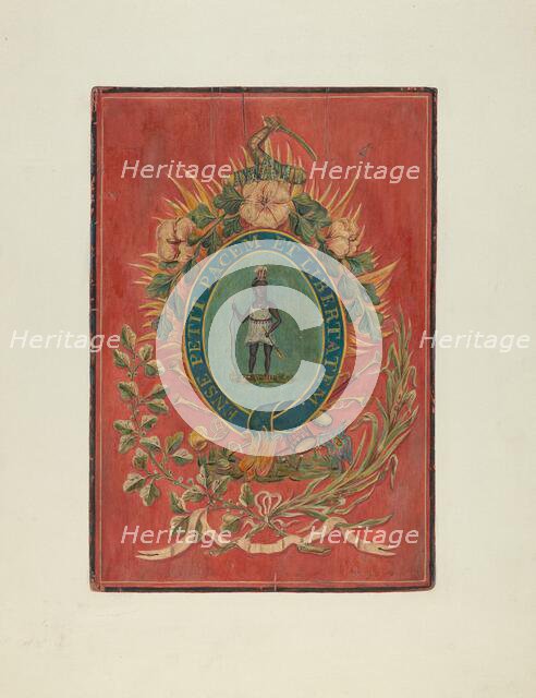 Tavern sign, 1939. Creator: Harriette Gale.