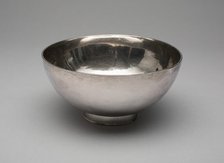 Bowl, 1725/40. Creator: Cornelius Wynkoop.