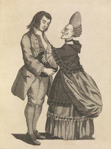 Joseph and His Mistress, May 9, 1771. Creator: Matthew Darly.
