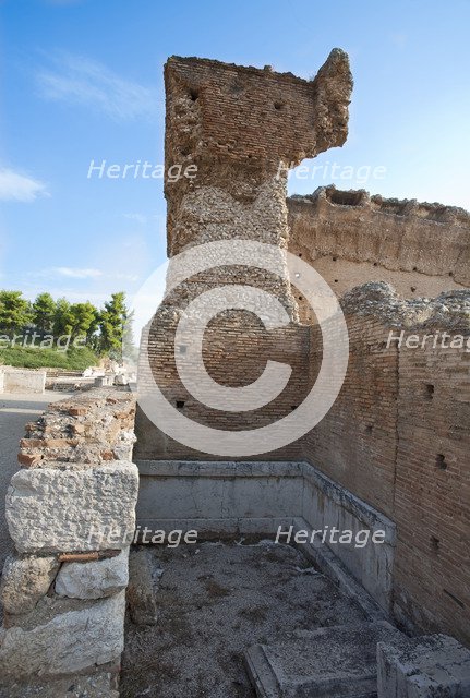 The baths at Argos, Greece. Artist: Samuel Magal