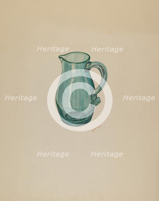 Pitcher, c. 1941. Creator: Joseph Mitry.