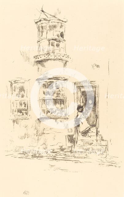 The Little Steps, Lyme Regis, 1895/1896. Creator: James Abbott McNeill Whistler.