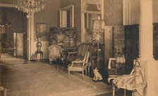 Louis XVI Room at the Cuban Embassy in Brussels, Belgium, 1927.  Creator: Unknown.