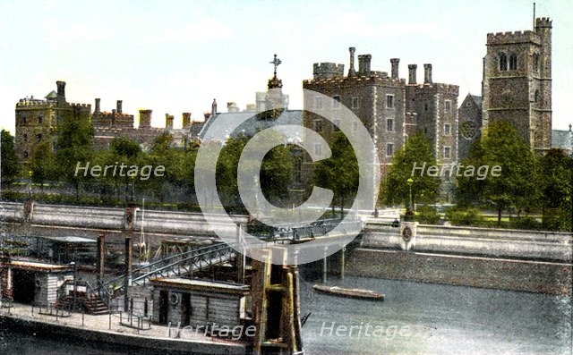 Lambeth Palace, London, 20th century. Artist: Unknown