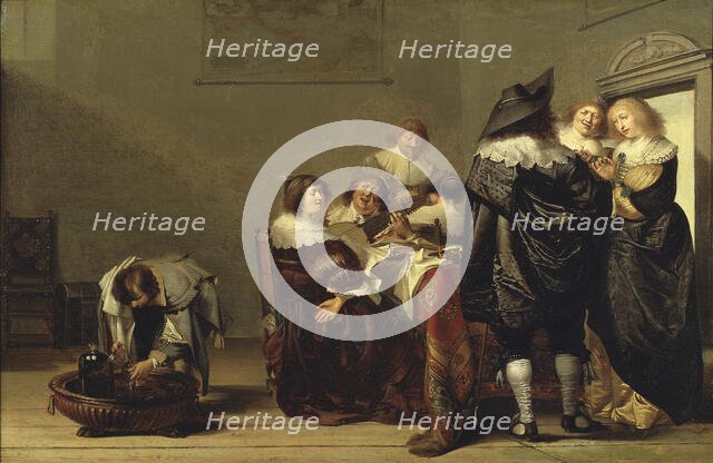 Company Making Music. Creator: Pieter Codde.