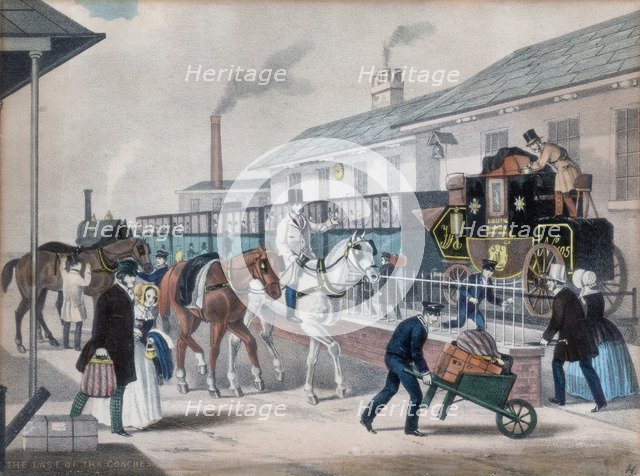 'The Last of the Coaches', c1840. Artist: Unknown
