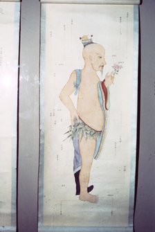 Chinese Acupuncture Chart. Artist: Unknown.