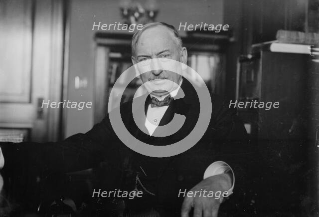 Senator Burton in study, 1910. Creator: Bain News Service.