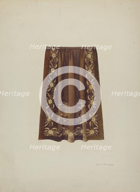 Apron, c. 1940. Creator: David P. Willoughby.