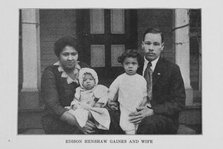 Edison Henshaw Gaines and wife, 1921. Creator: Unknown.