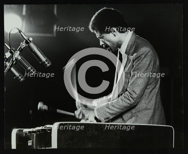 Bobby Hutcherson playing the vibraphone at the Bracknell Jazz Festival, Berkshire, 1983. Artist: Denis Williams