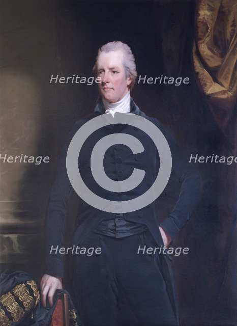 Portrait of William Pitt the Younger, British politician and Prime Minister, 1805.  Artist: John Hoppner.