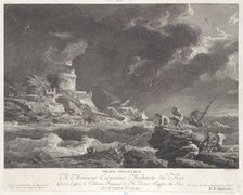 Impetuous Storm, ca. 1770. Creator: Bertaud.
