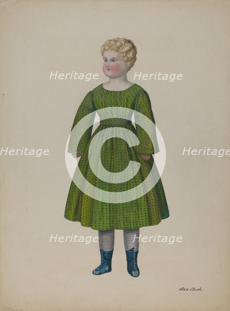 Doll - "Guenevere", c. 1938. Creator: Rex F Bush.