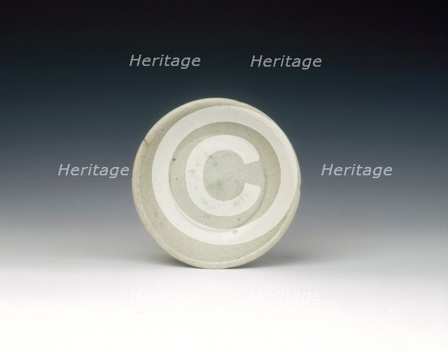 White ware saucer dish, early Northern Song dynasty, China, 10th-11th century. Artist: Unknown