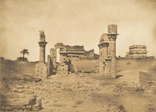 Ruines du Temple d'Herment (Hermentis), 1849-50. Creator: Maxime du Camp.