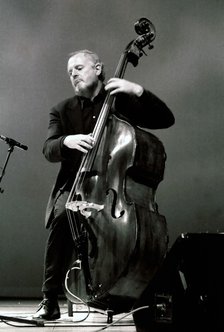 Niels-Henning Orsted Pedersen, Brecon Jazz Festival, Powys, Wales, 1999. Artist: Brian O'Connor
