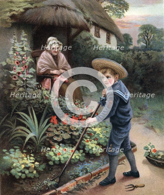 'A Labour of Love', 1905. Artist: Unknown