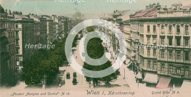 Ringstraße (Kärntner Ring), Vienna Artist: Anonymous  