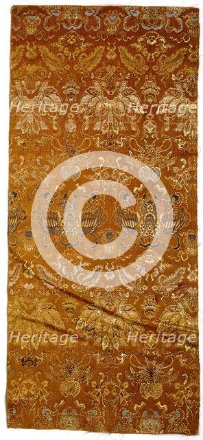 Buddhist Priest's Robe, Fragment (Kesa), late 19th century. Creator: Unknown.