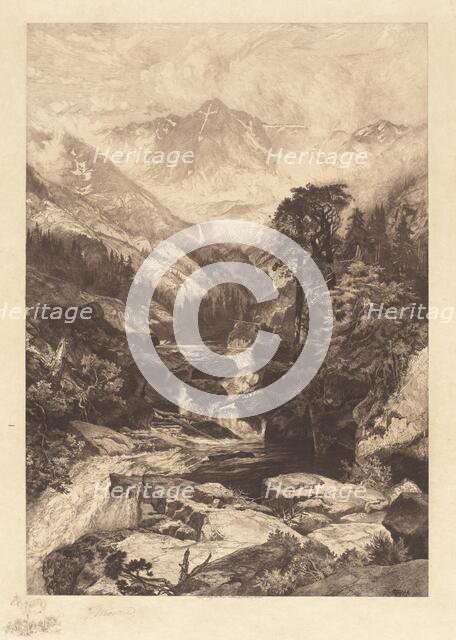 Mountain of the Holy Cross, Colorado, 1888. Creator: Thomas Moran.