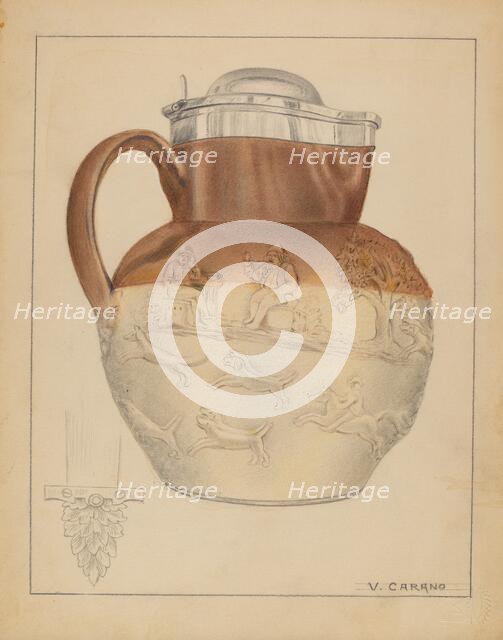 Jug, c. 1936. Creator: Vincent Carano.