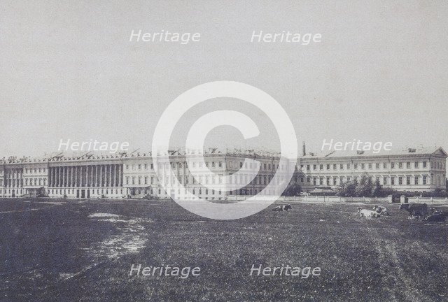 The Catherine Palace (Golovin Palace) in Moscow, 1870s-1880s.