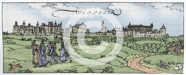 'Windsor Castle', (1902).  Artist: Unknown.