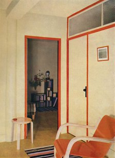 'The entrance hall to Dr. H. J. Modrey's flat at Highfield Court', 1936. Artist: Unknown.