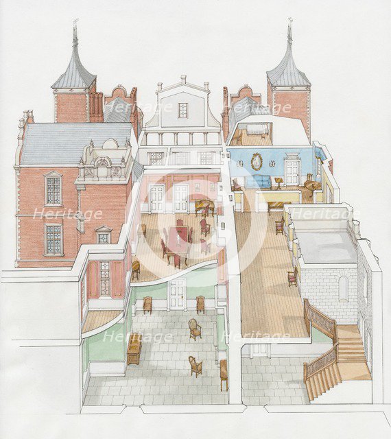 Houghton House, Ampthill, Bedfordshire, 1767 (2006). Artist: Stephen Conlin.