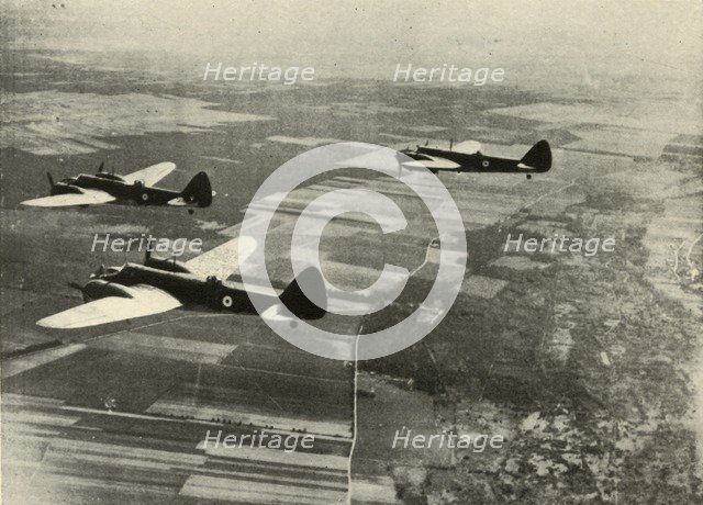 'Blenheims Going Out', 1939-1940, (1941). Creator: Unknown.