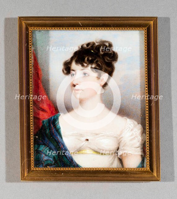 Portrait of Mary Butler Stark-Christie of Ballinden, 1812/25. Creator: William John Thomson.