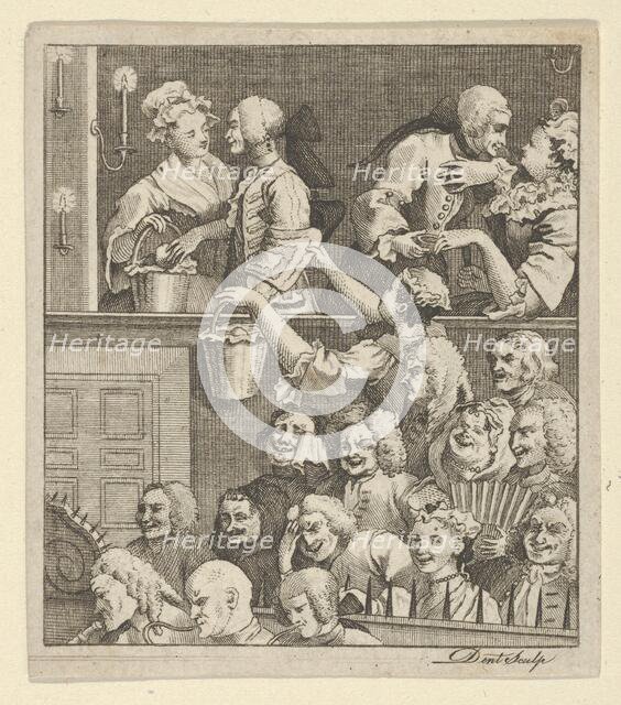 The Laughing Audience, ca. 1800. Creator: Dent.