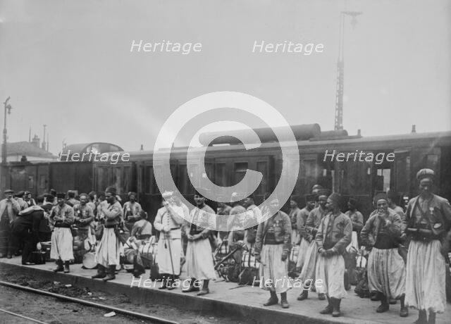 Algerian soldiers, between c1914 and c1915. Creator: Bain News Service.