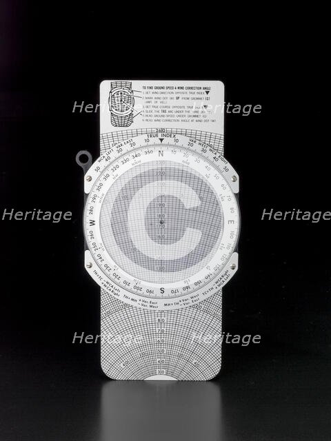 Dead reckoning computer owned by Sally Ride. Creator: Telex Communications Inc..