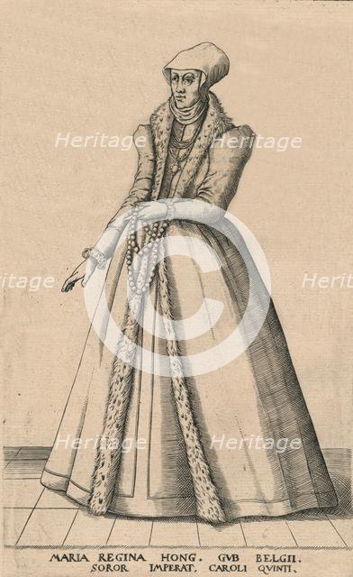 'Mary of Austria, Queen Dowager of Hungary'. Creator: Unknown.